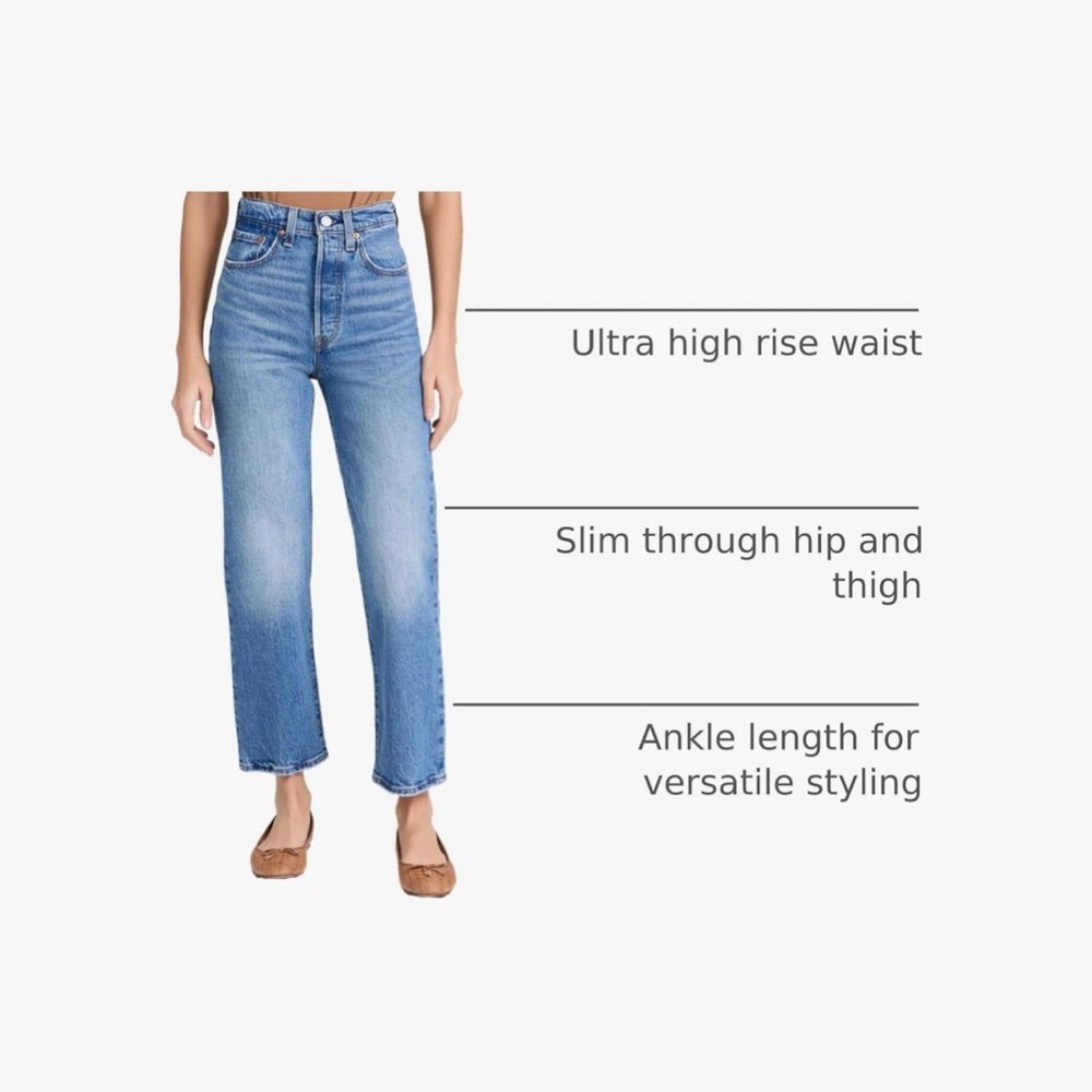 Classic Levi’s Blue Denim Jeans